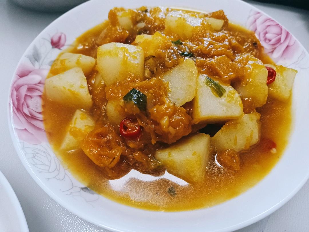 土豆炖南瓜