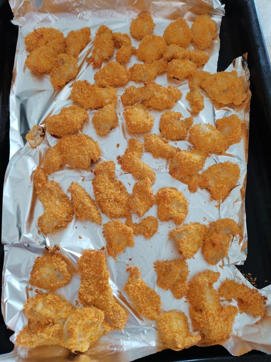 烤箱版鸡米花 | 无需油炸 蒜香味十足