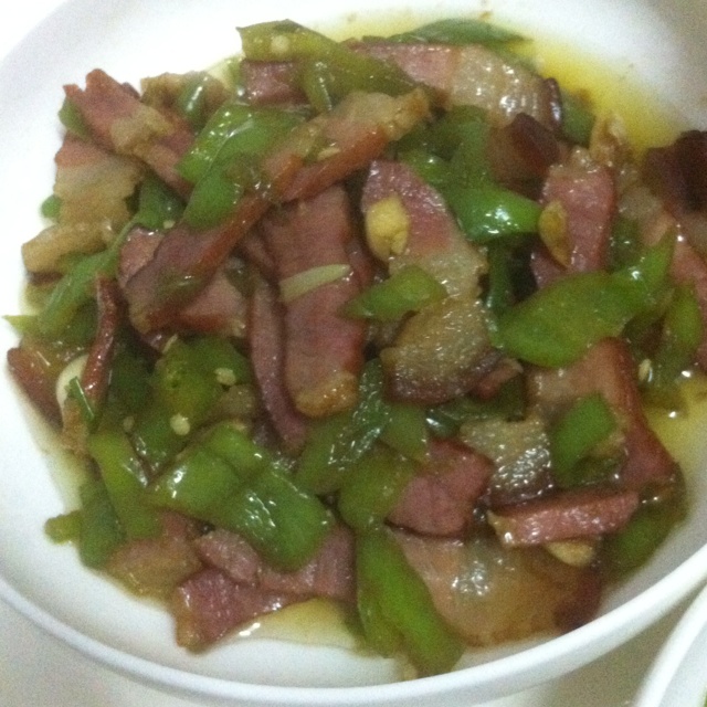 青椒炒腊肉