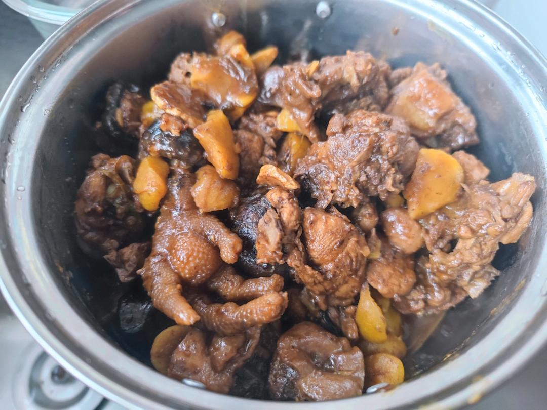 【栗子烧鸡】鸡肉都给你吃，栗子归我~