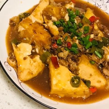肉末嫩豆腐｜嫩滑口感爽口！这道快手菜超级下饭！！（减脂少油版）