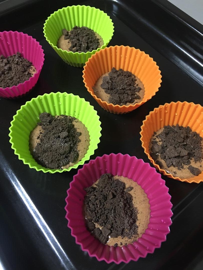 🍫最爱巧克力系列-可可奥利奥马芬杯杯子蛋糕
