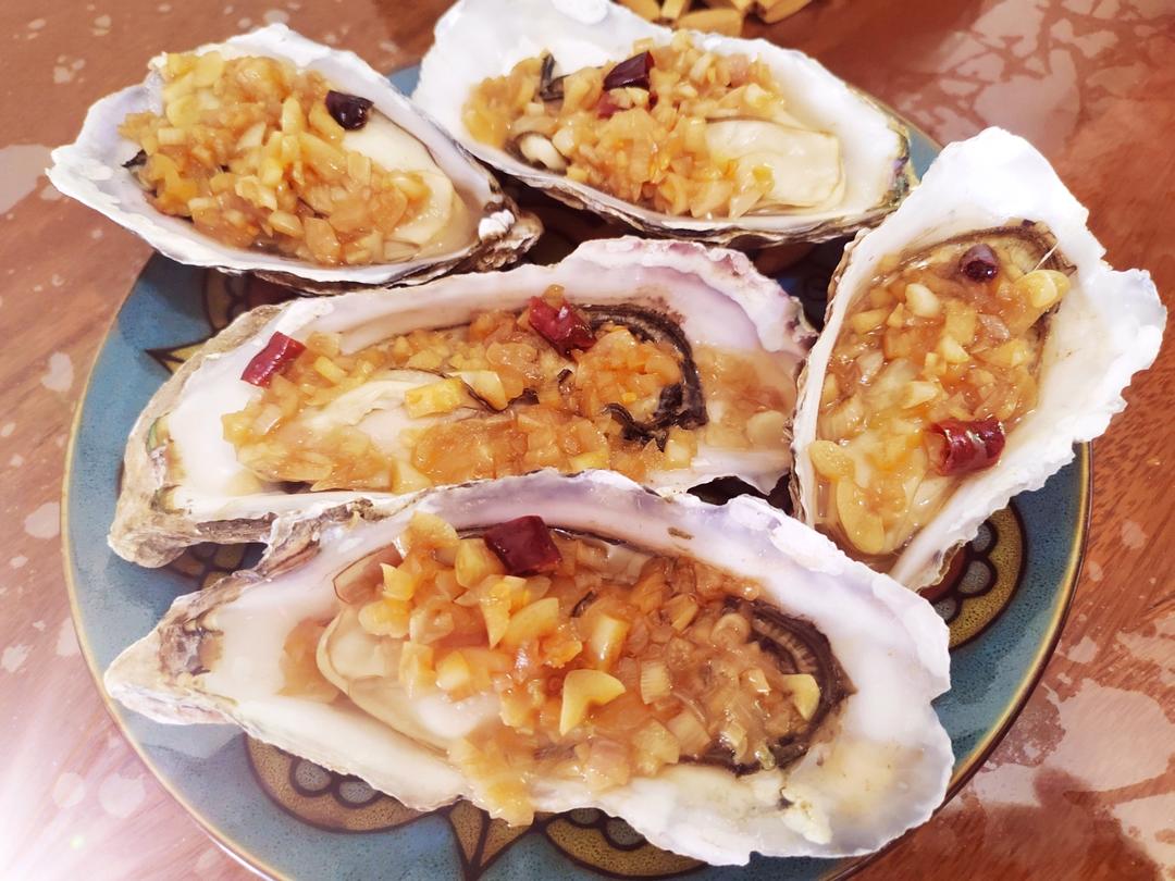 超简单～蒸蒜蓉生蚝