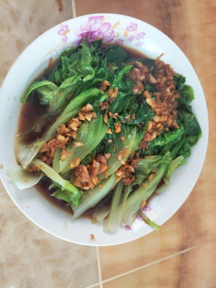 5分钟搞定爆好吃耗油生菜，减肥餐必备菜谱