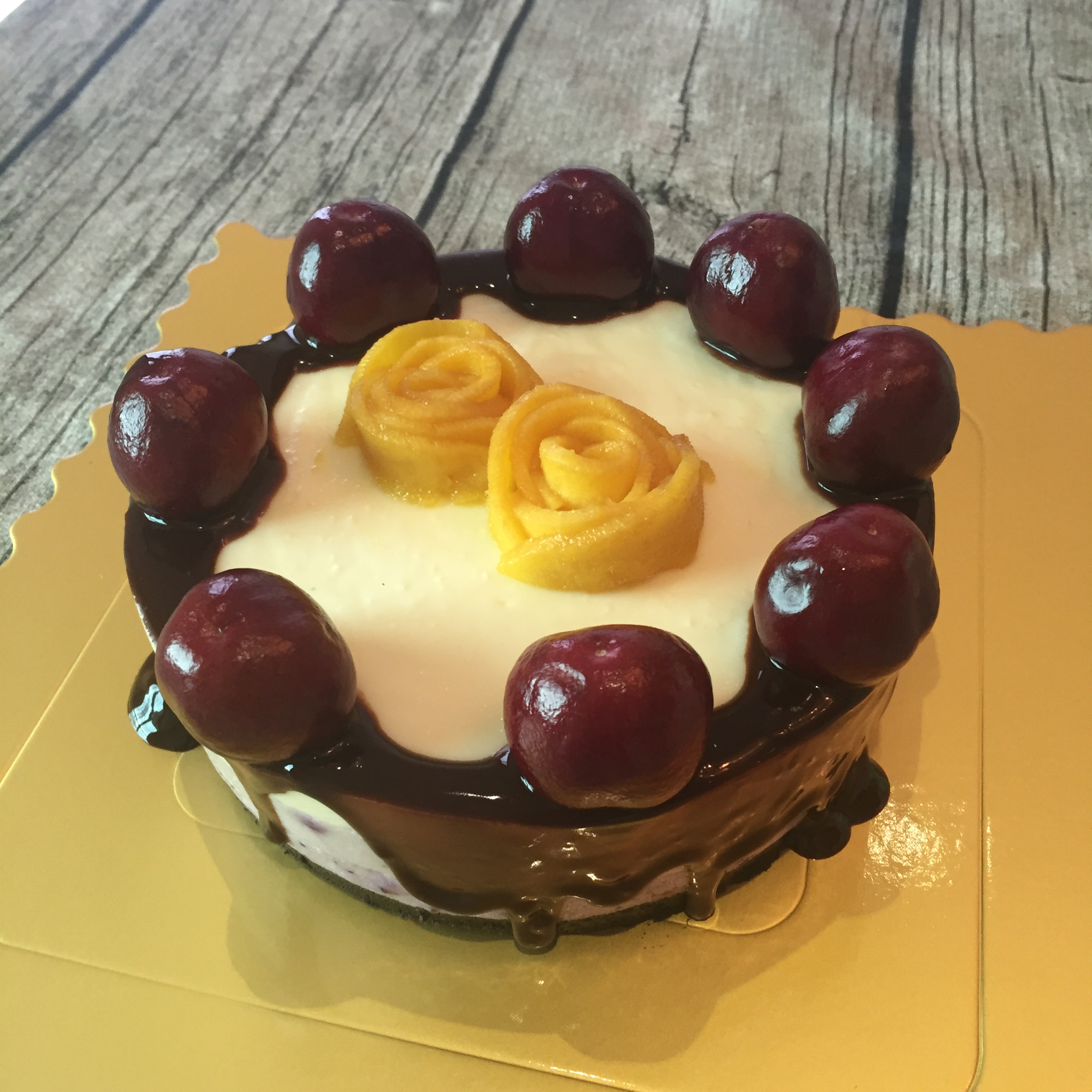 渐变蓝莓冻芝士蛋糕（免烤）