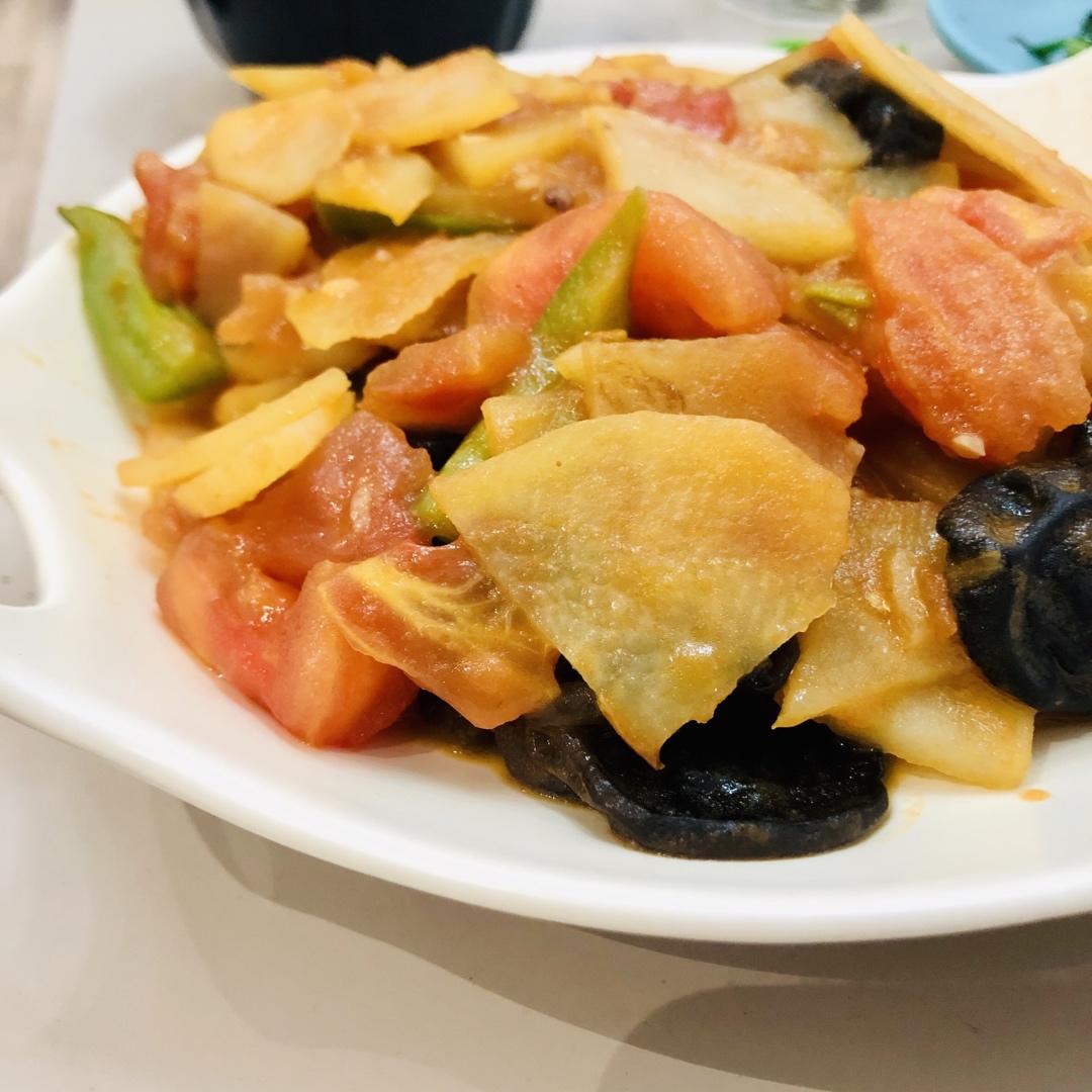 西红柿炒土豆