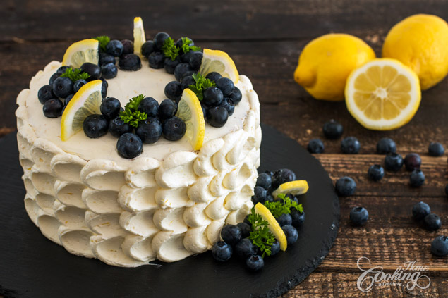 蓝莓柠檬蛋糕 / Blueberry Lemon Cake