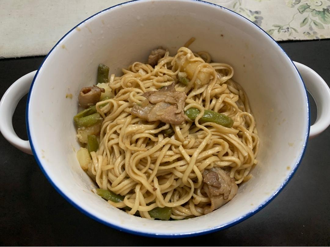 豆角焖面