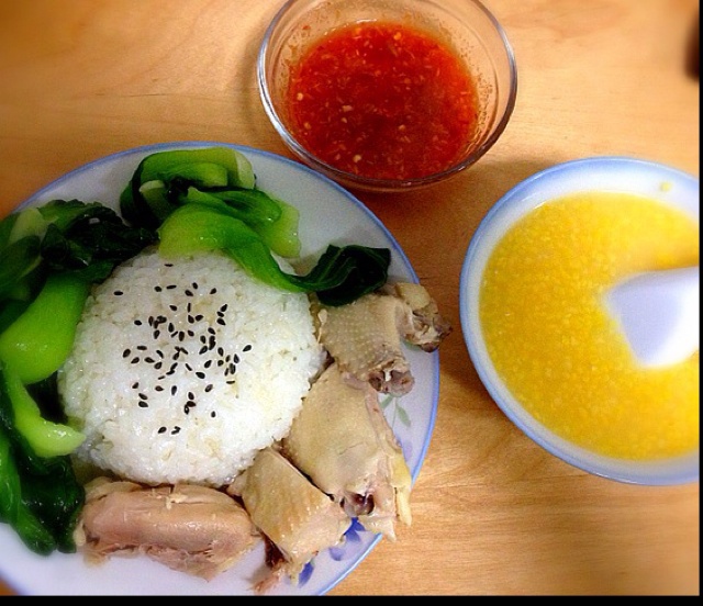 自制家常海南鸡饭