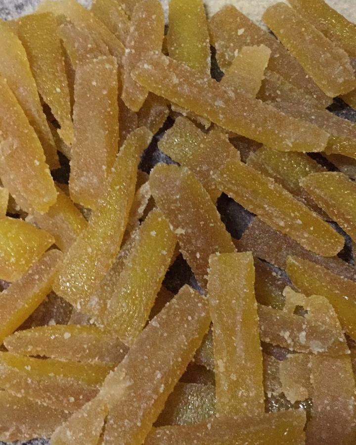 冰糖渍柚子皮 柚子皮糖