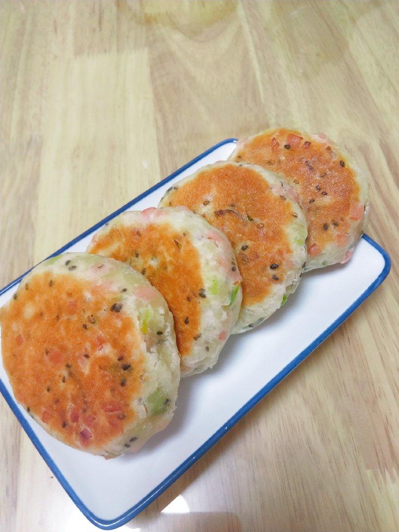 香葱火腿酥饼