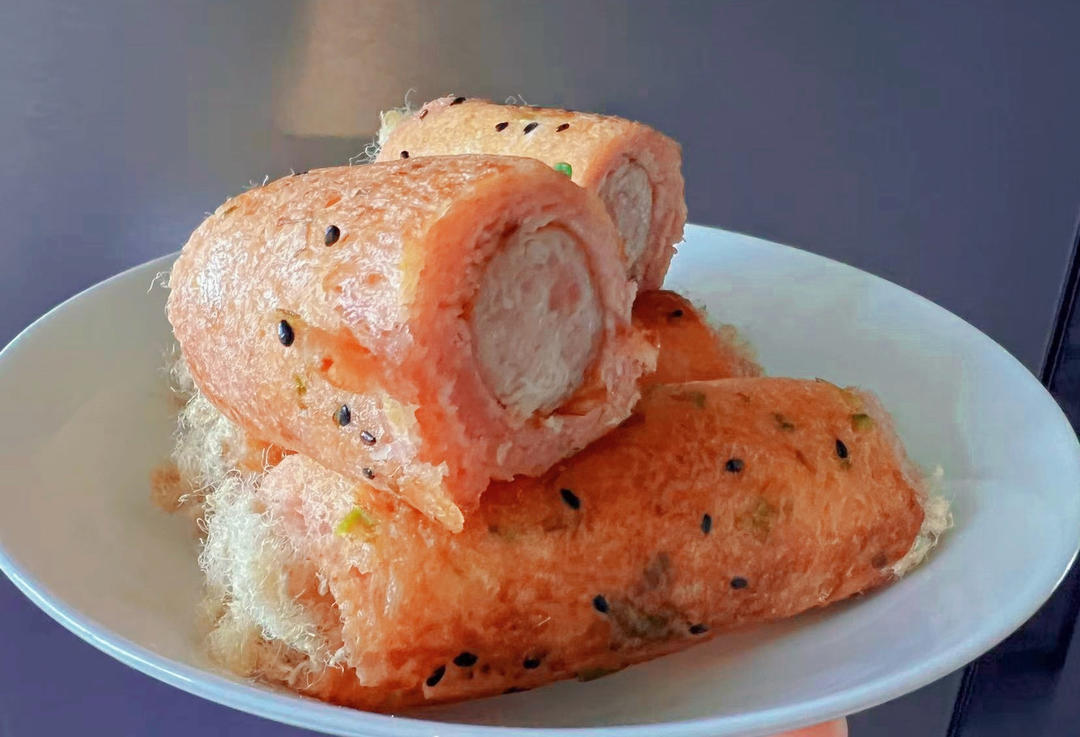 平底锅就能做❗️快手早餐❗️肉松吐司卷