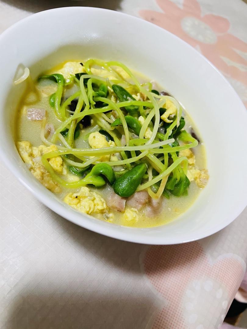 上汤豆苗