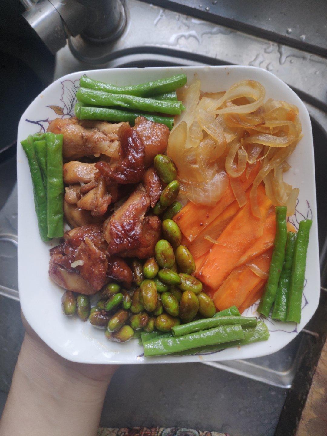 厨房小白也能学会的「照烧鸡腿饭」