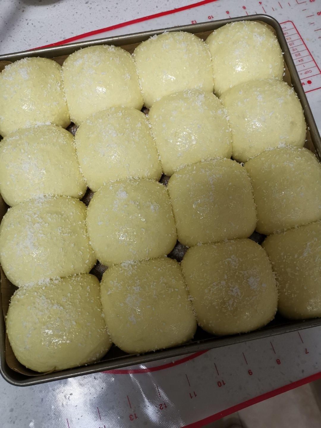 奶黄小餐包-一次发酵超好吃（附快手奶黄馅制作方法）