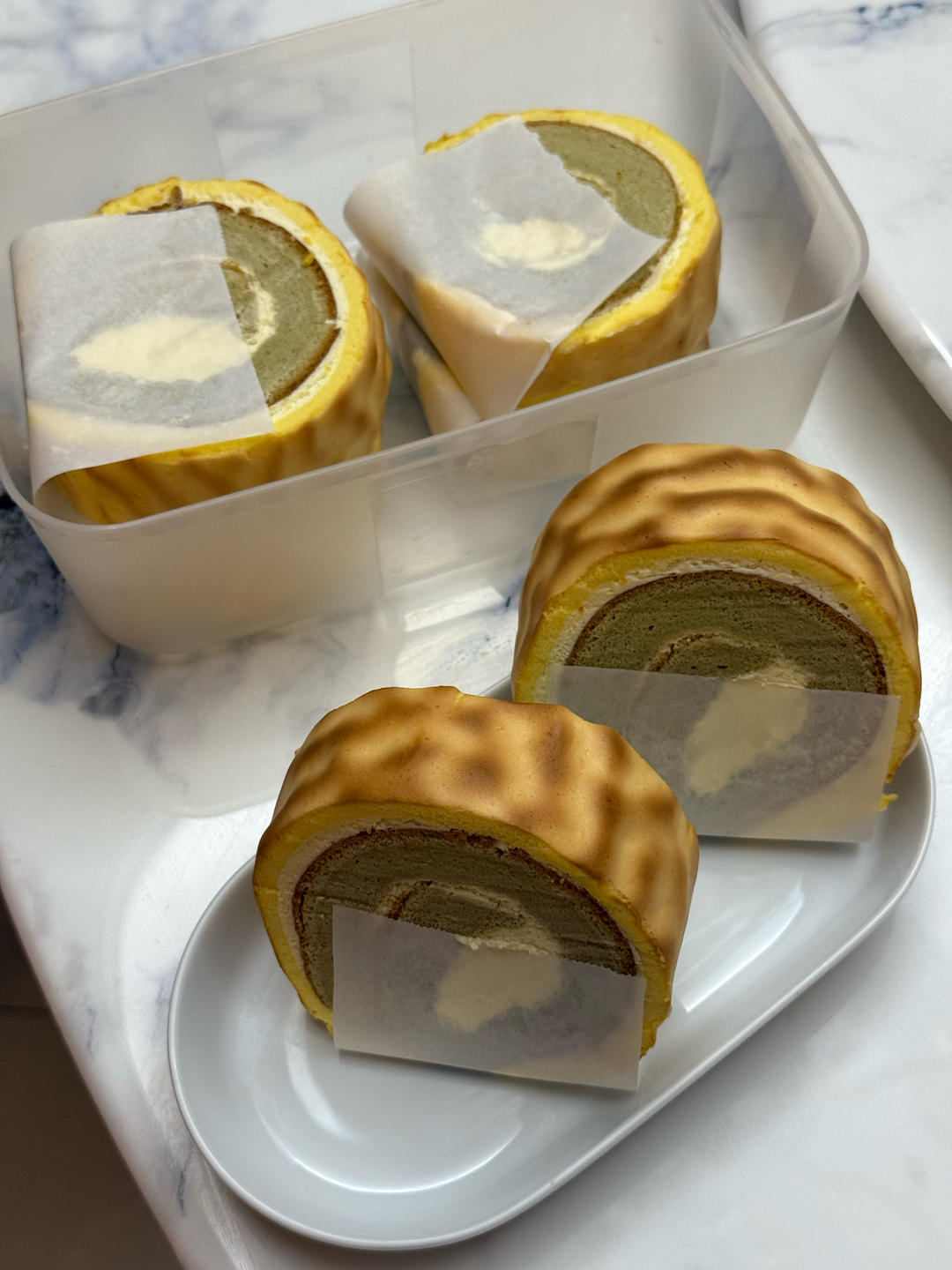 春天色 虎皮蛋糕卷.戚风蛋糕卷 by pink-rabbit