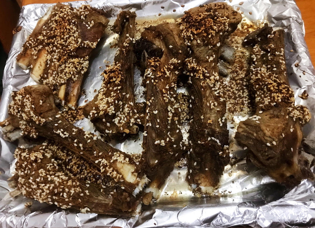 地道蒙餐：烤羊排(家用烤箱版)