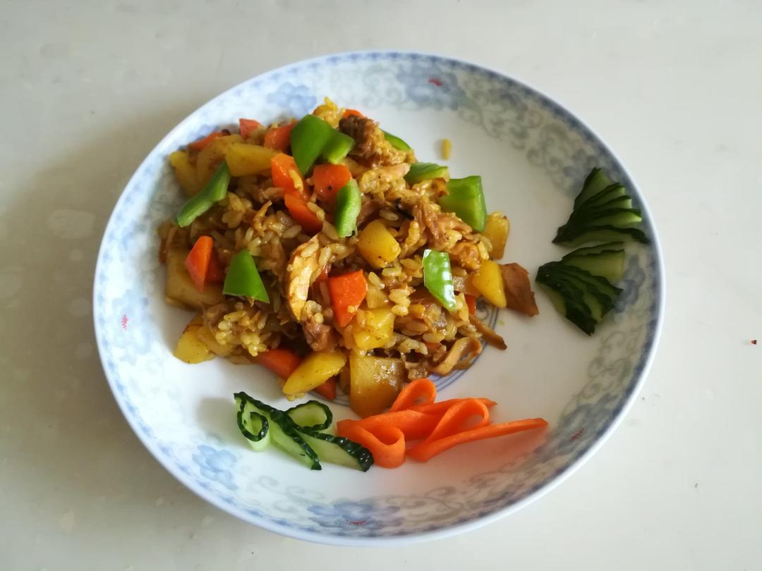 咖喱鸡饭