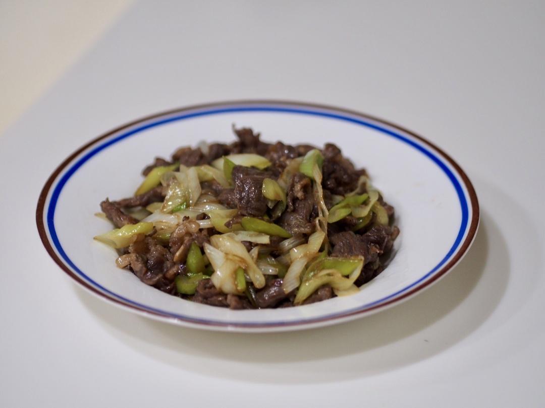 大葱炒牛肉