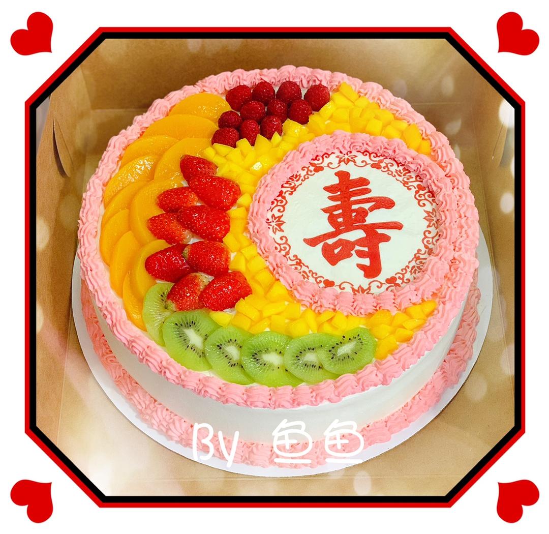 各种简易式水果蛋糕装饰