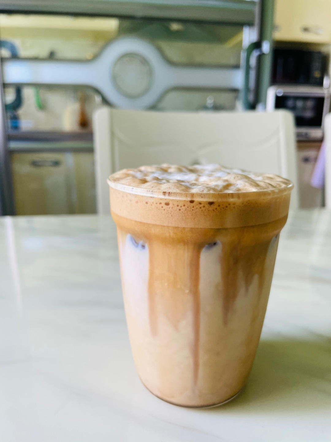 冰震西班牙拿铁🥤丝滑绵密巨好喝！快去试试！
