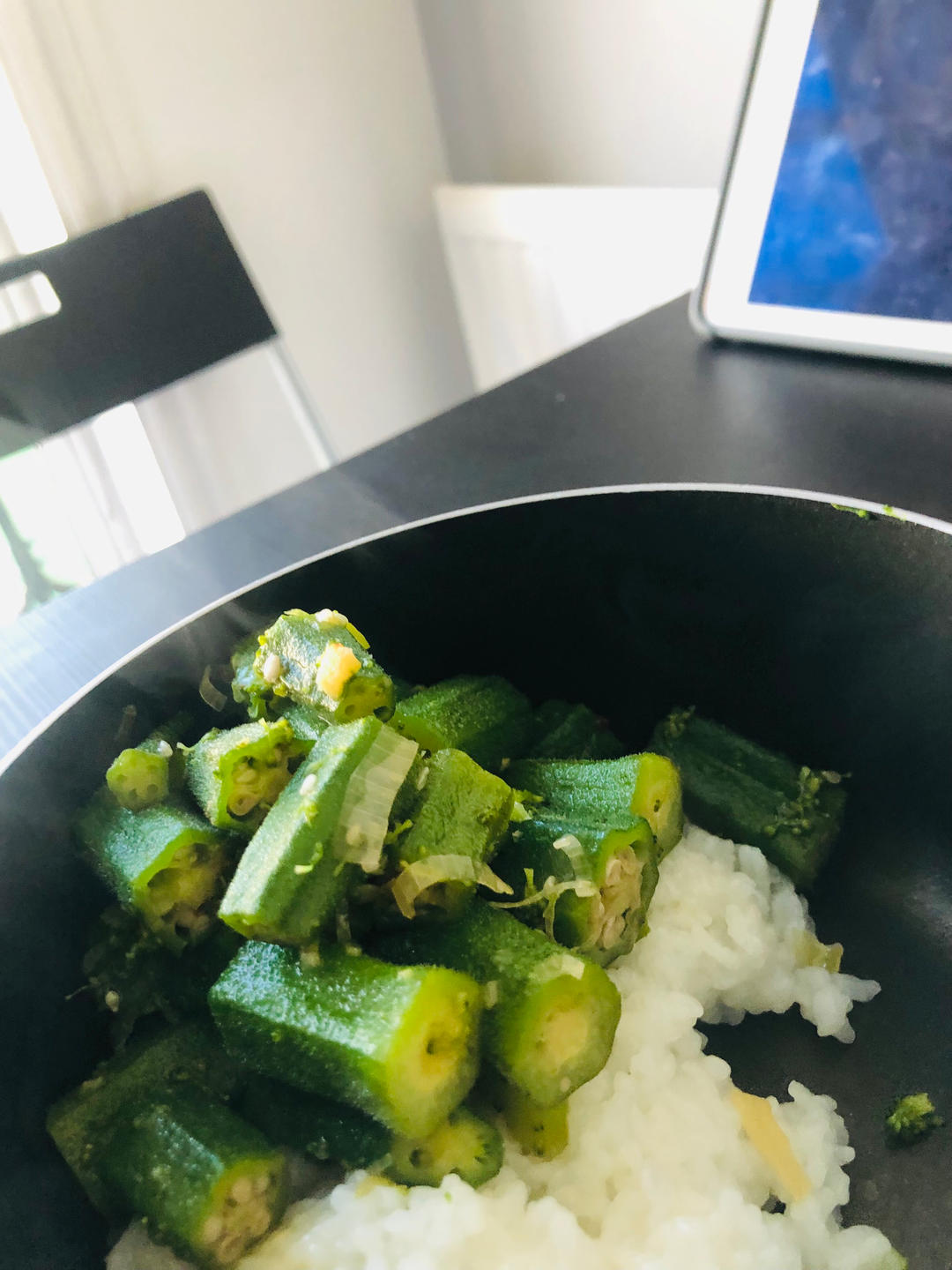 蒜蓉秋葵