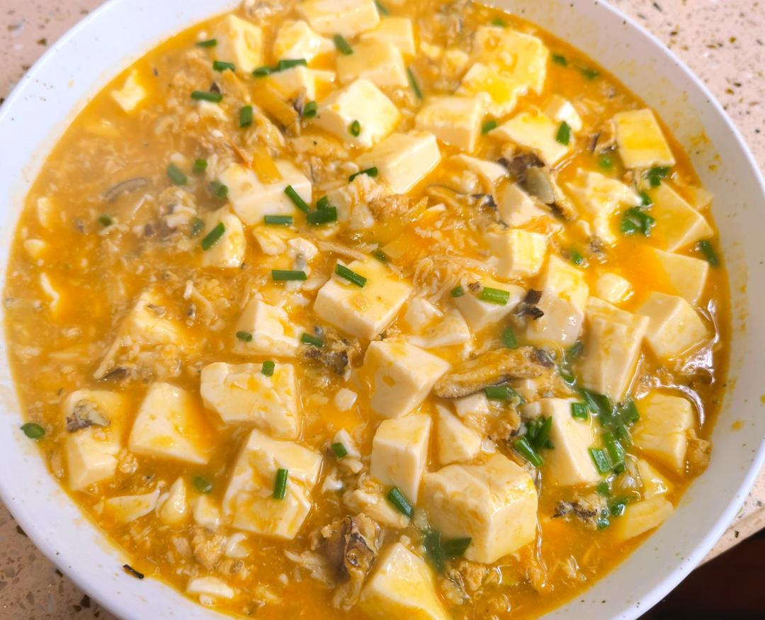 蟹粉烩豆腐