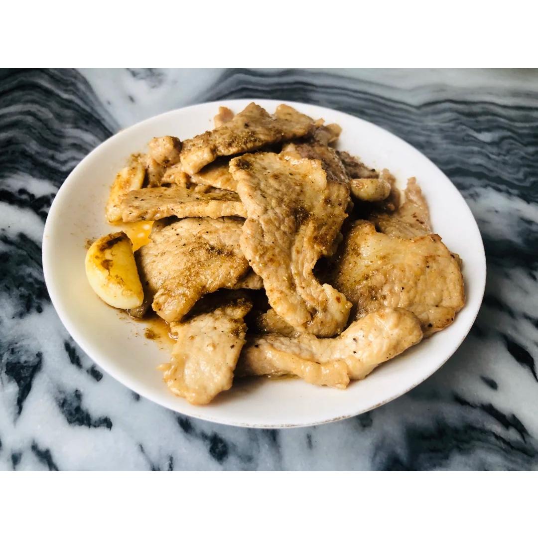 香蒜孜然肉片
