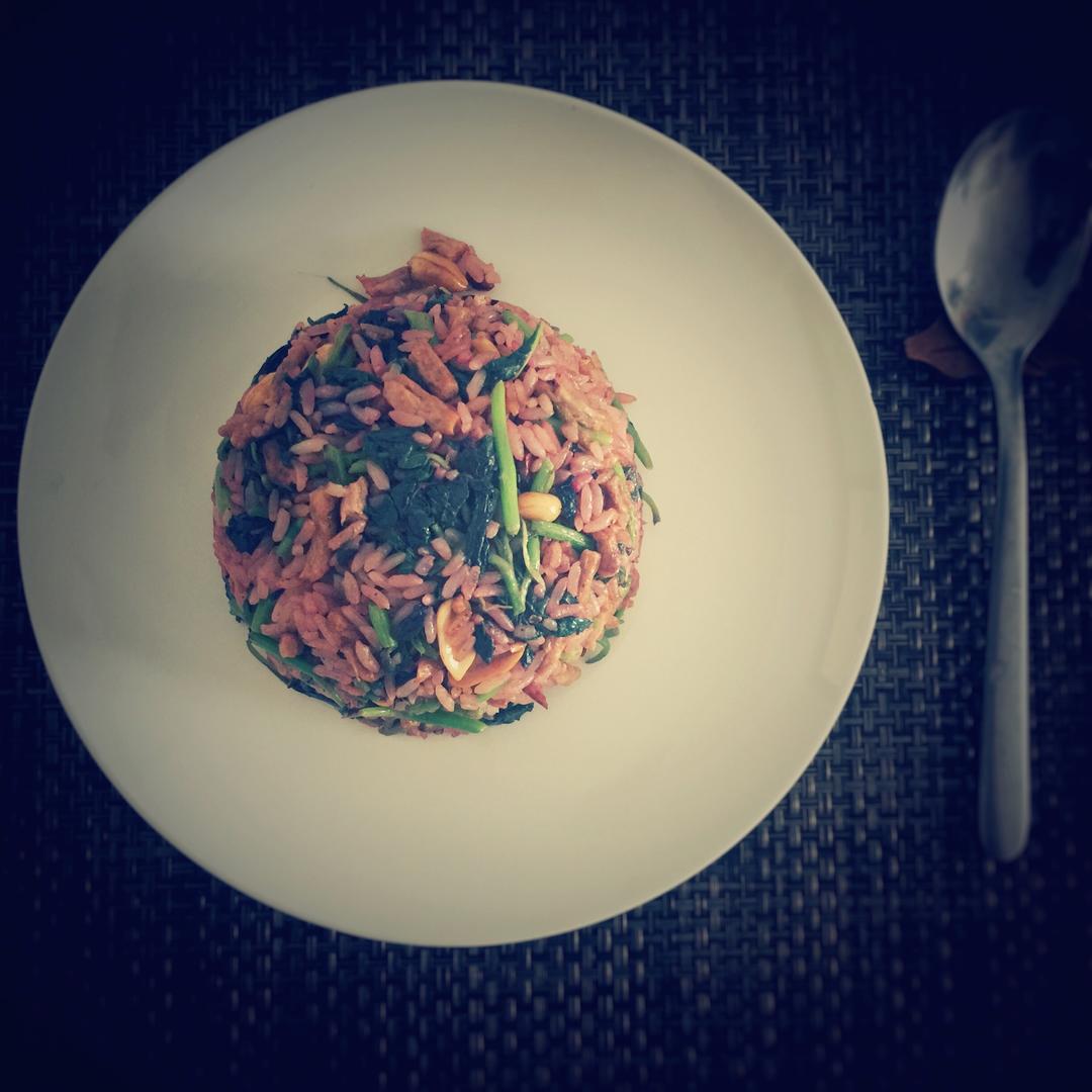 肉菜饭（纯素版）的做法