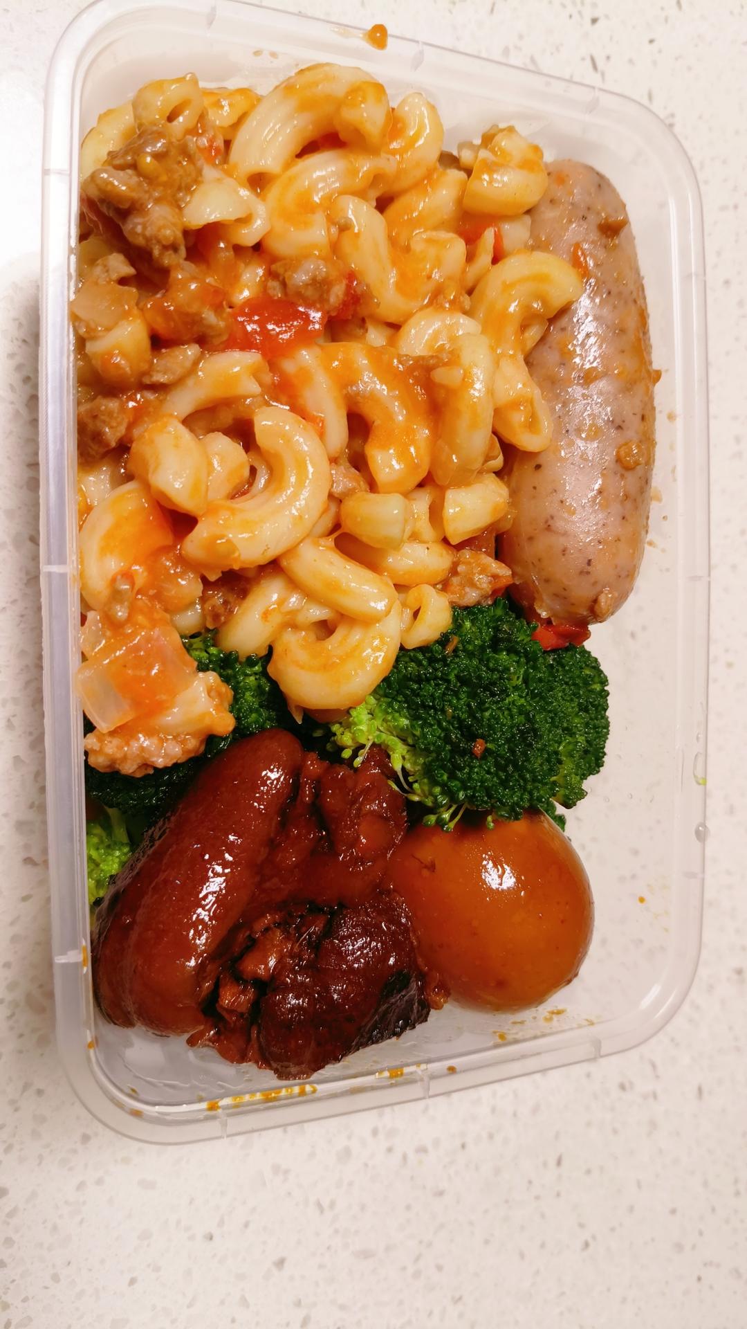 （完胜必胜客的）番茄肉酱意大利面～