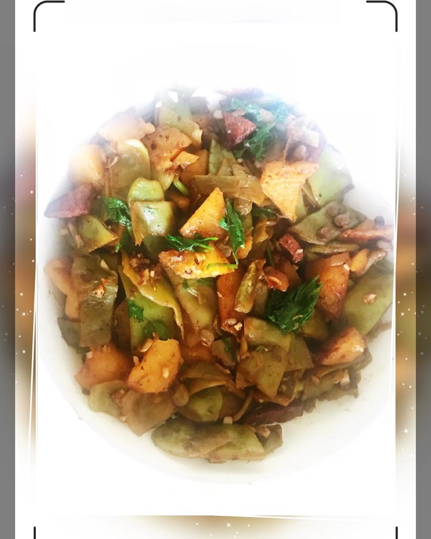 家常土豆豆角
