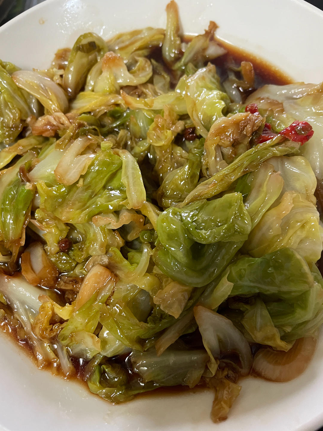 小美菜谱：手撕（宫保）包菜（卷心菜）的做法