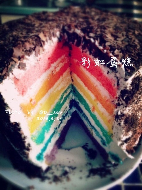 彩虹蛋糕