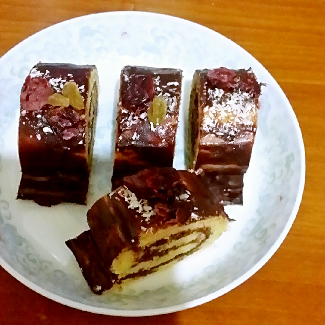 【圣诞节】巧克力劈柴蛋糕 Bûche de Noël