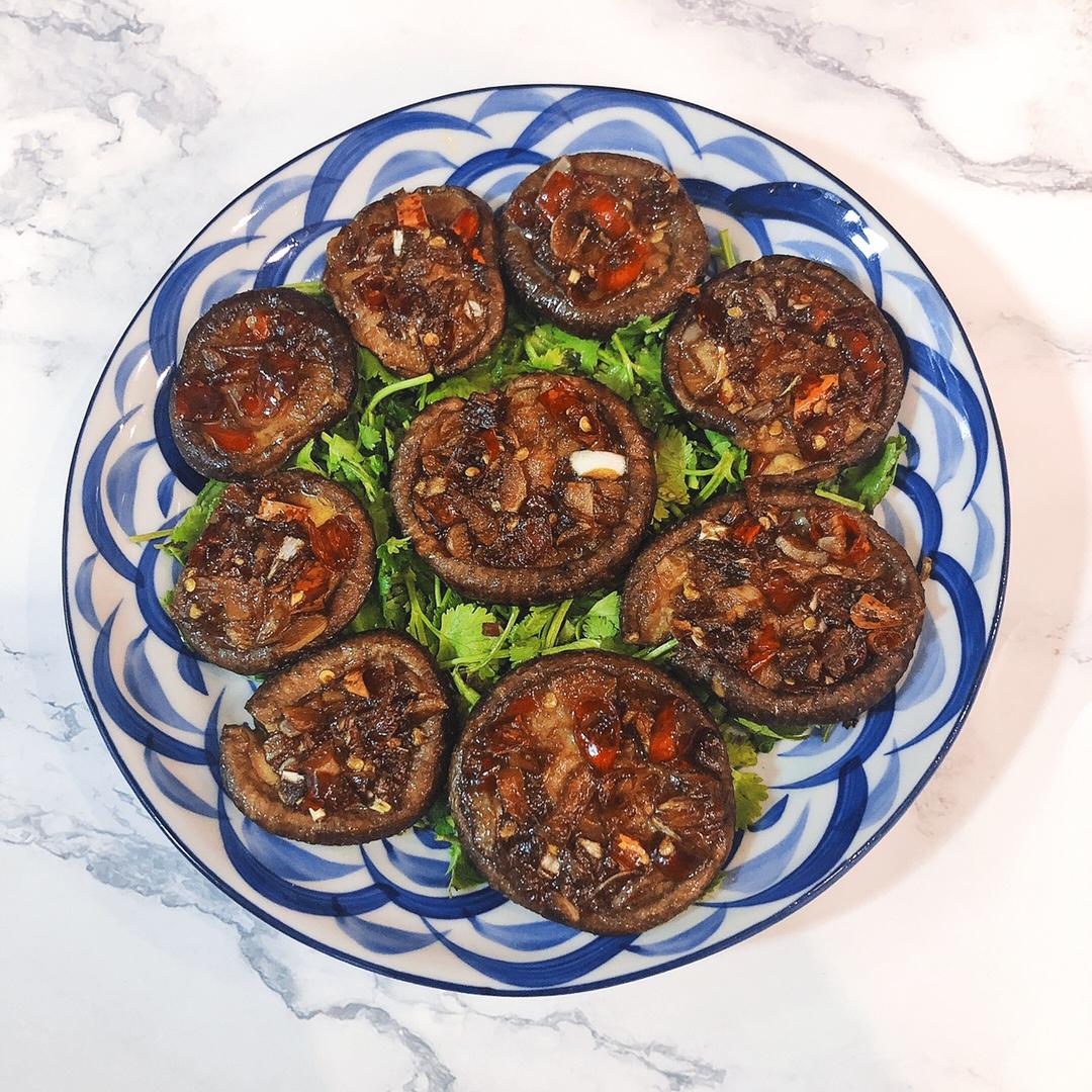 蒜蓉孜然烤香菇