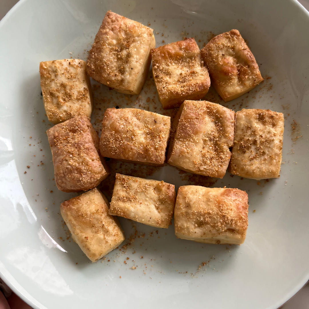 空气炸锅别闲置了❗️巨好吃～炸豆腐