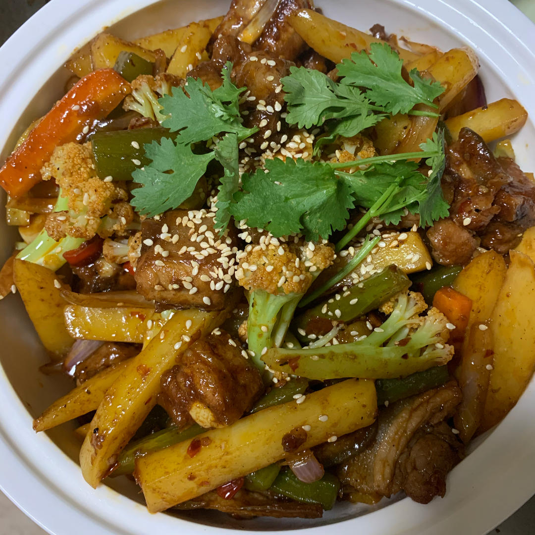 超下饭的干锅排骨
