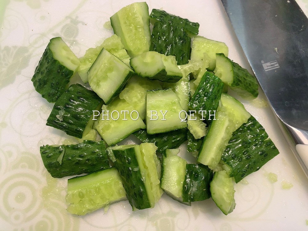 黄瓜拌腐竹的做法 步骤5