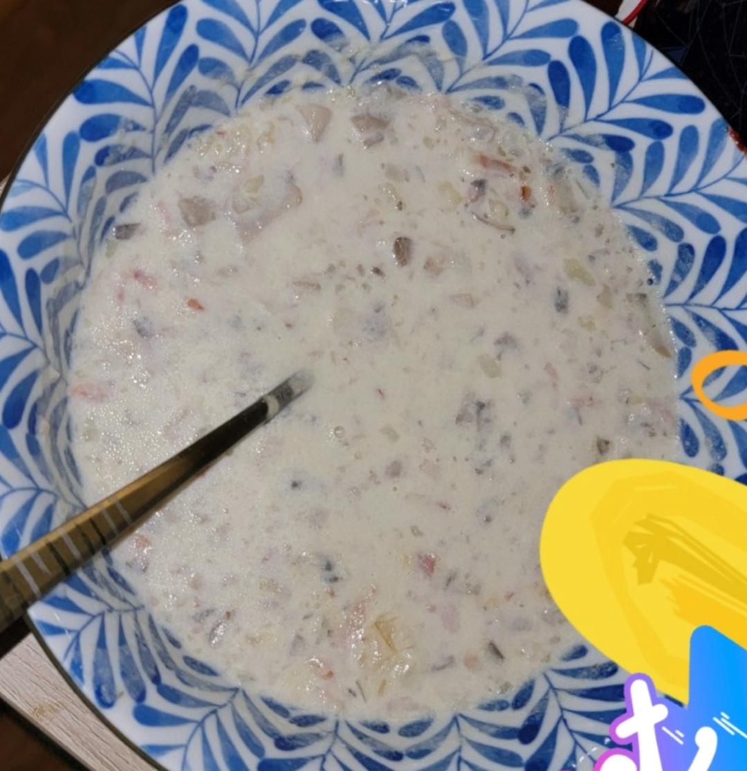 快手减肥早餐—无奶油版 蘑菇浓汤
