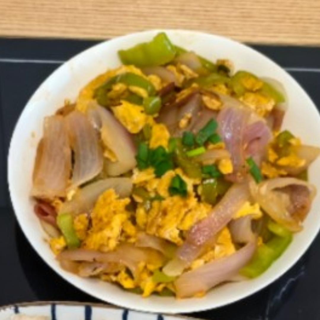 无敌下饭的酱炒鸡蛋，鲜香可口酱香浓郁，孩子爱上吃鸡蛋的秘诀，快手家常菜