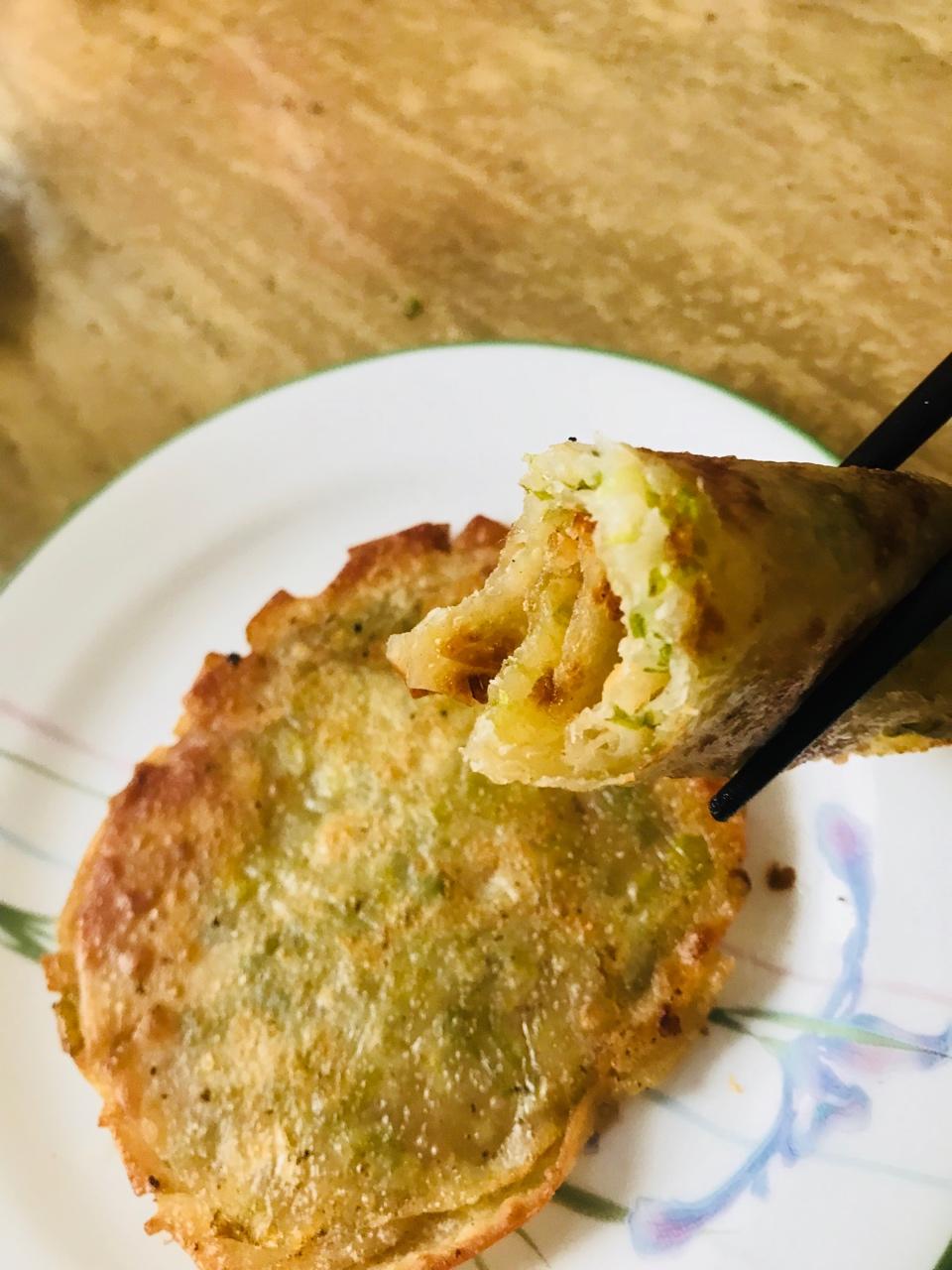 葱油饼（饺子皮版）