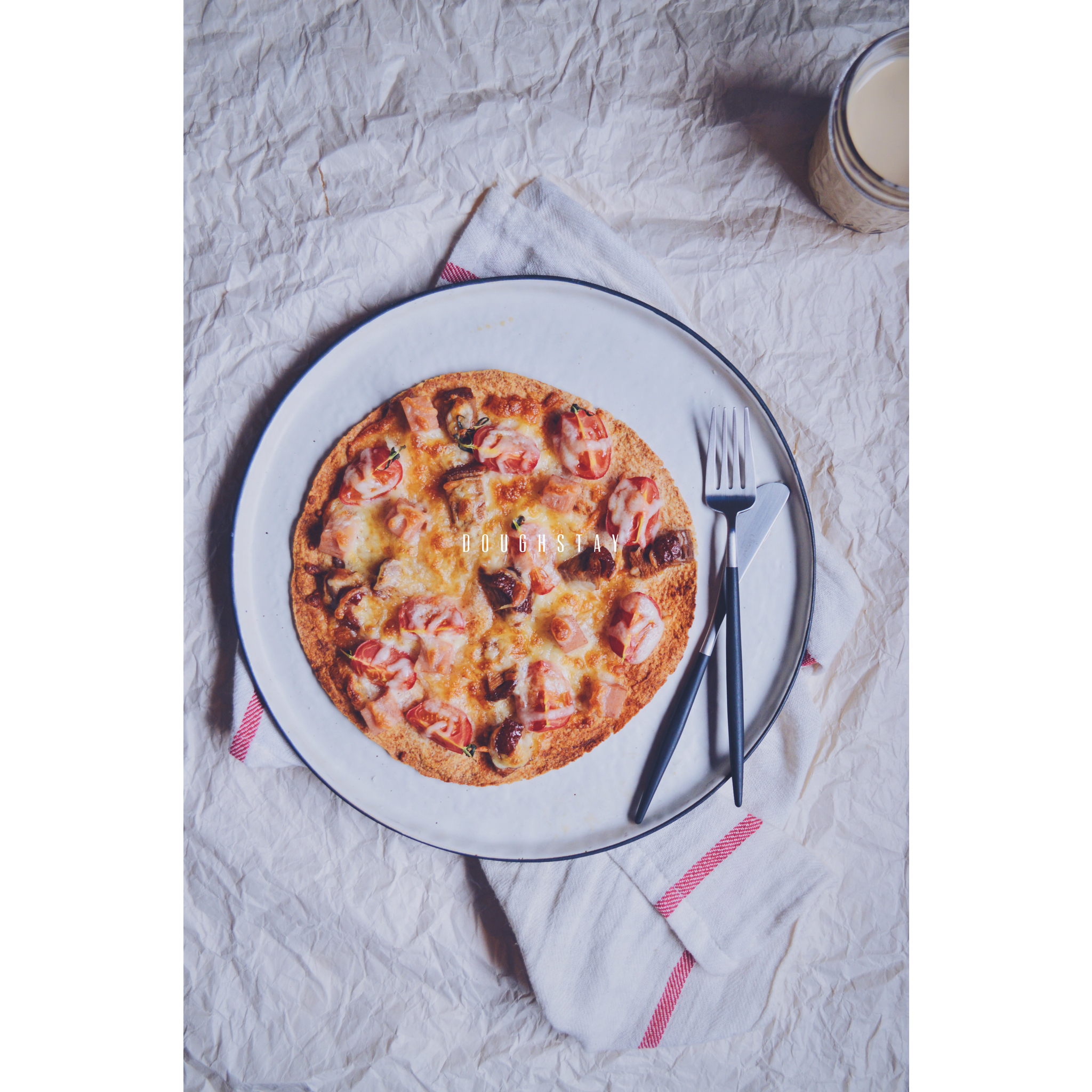 超懒人薄脆烤鸭披萨