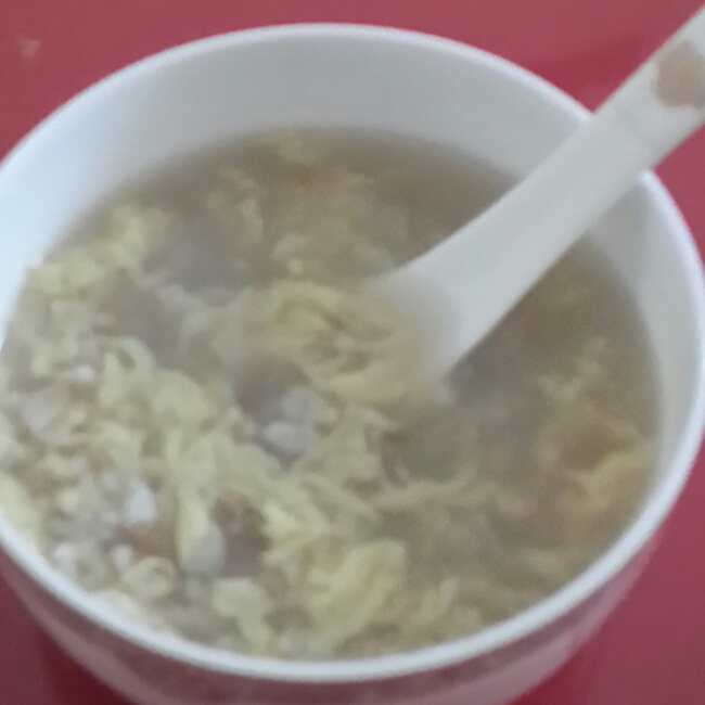 蛋花麦片羹