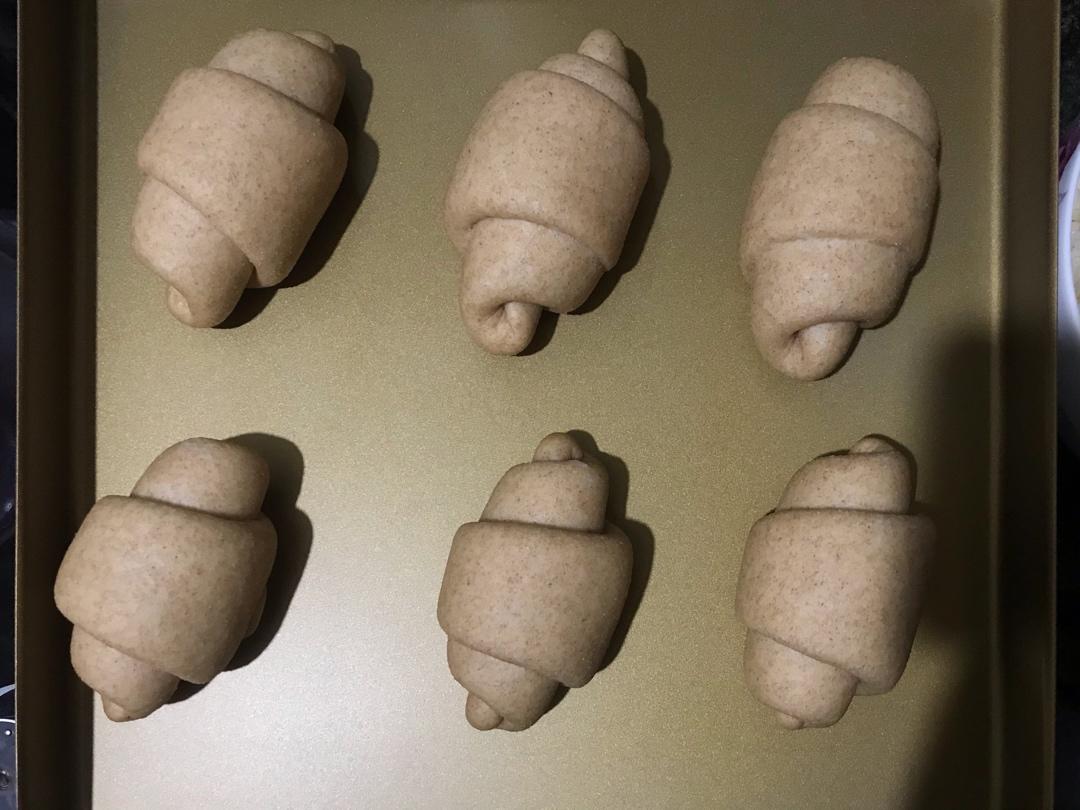 全麦鲜奶卷 100%全麦(含详细水滴型面团塑形法)