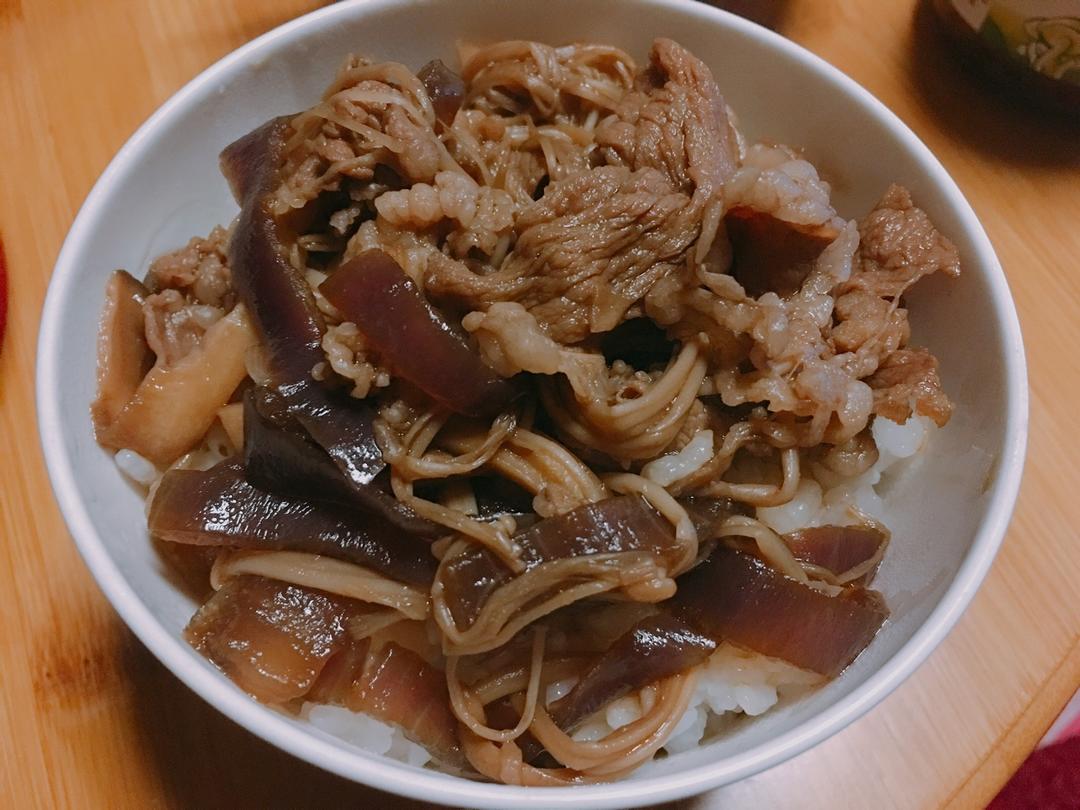 甩吉野家N条街的牛丼饭