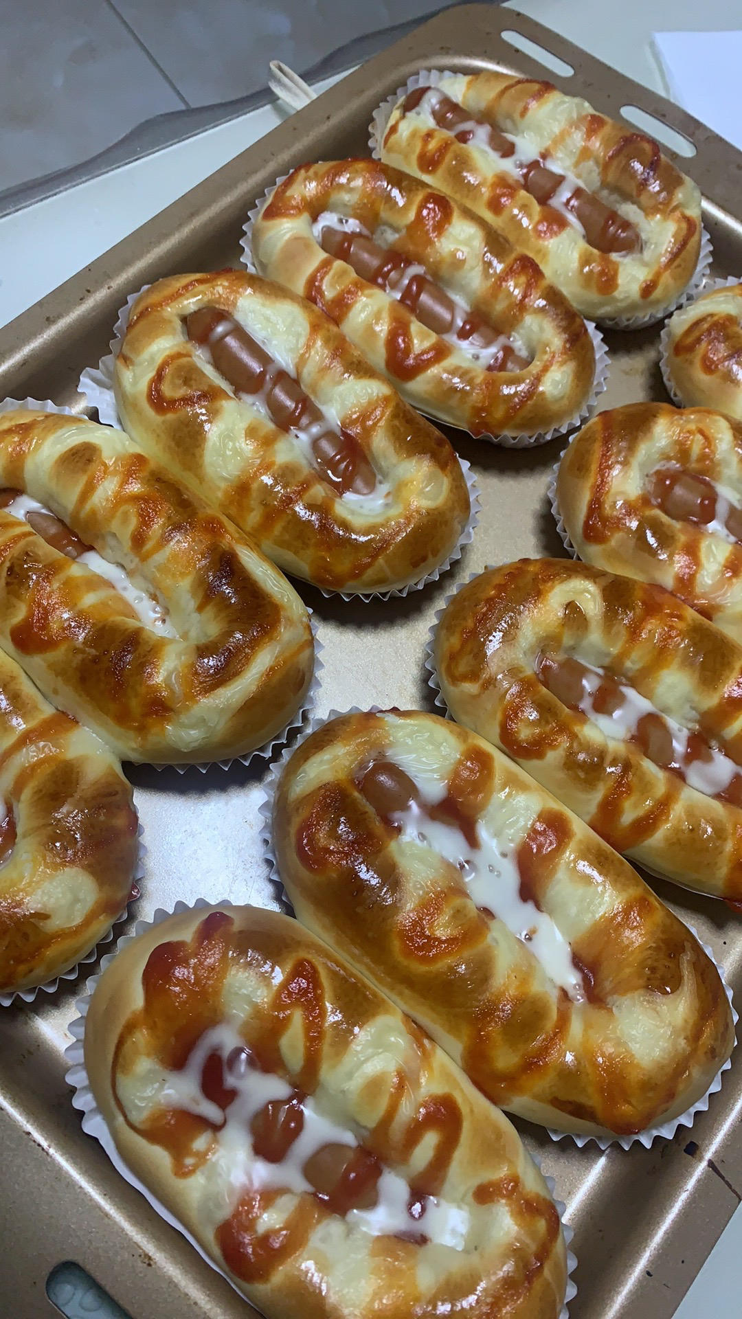 能当天吃到的肠仔包的做法