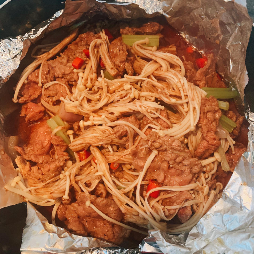 平底锅锡纸牛肉（超快手）
