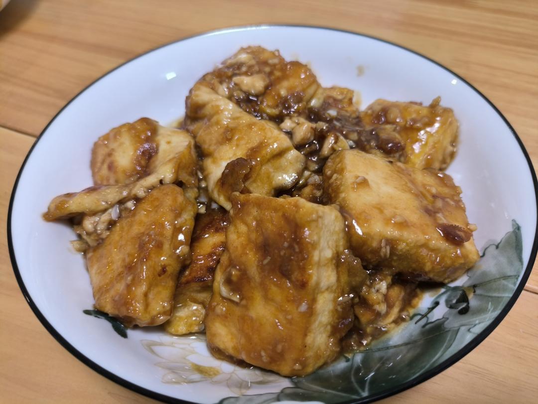 无敌好吃的香煎豆腐