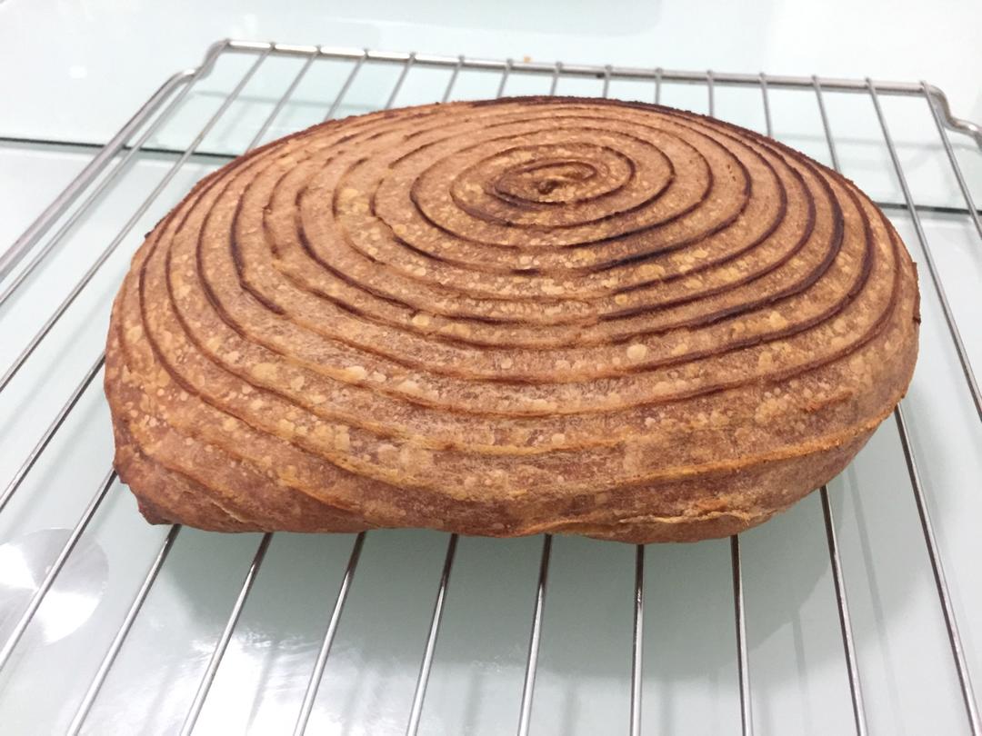 【保罗教你做面包】天然酵母面包（经典酸面包）