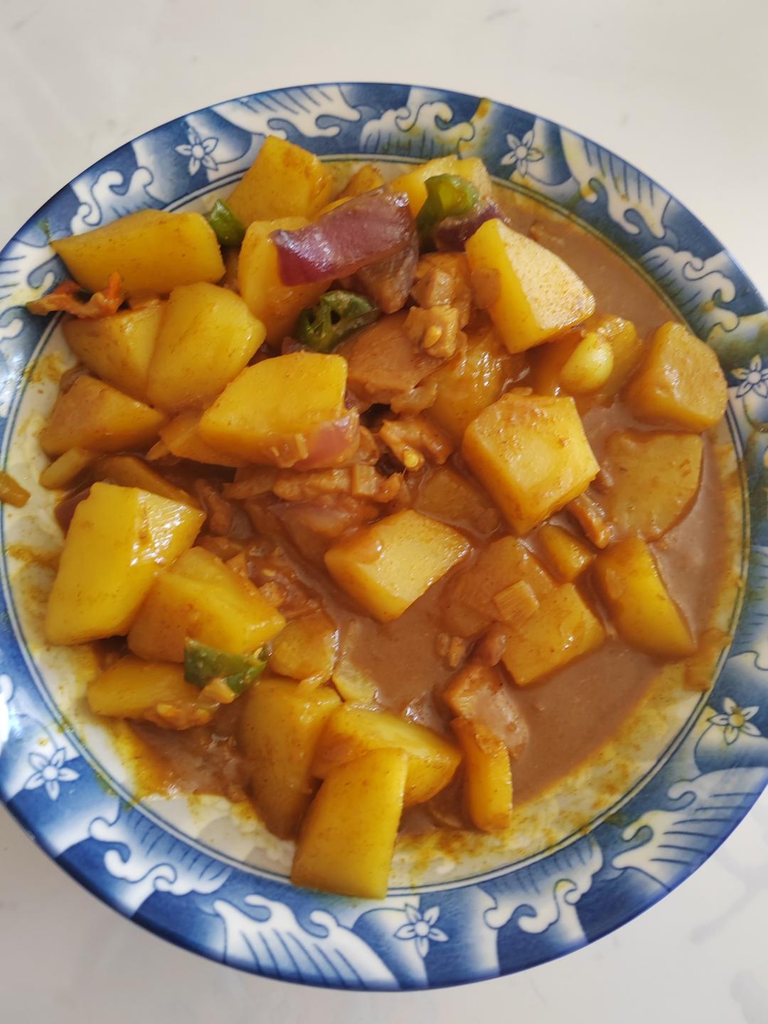 堂妈教你咖喱鸡肉焗饭